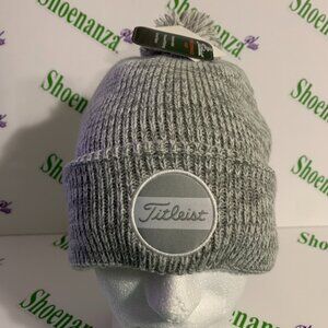 Titleist Beanie Hat Cuffed Performance Knit Cap Pom Lined Paynes Valley One Size